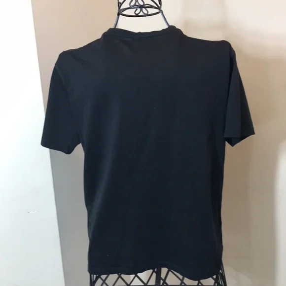 GIANNI VERSACE Black & Gold Beaded Medusa T-Shirt - Picture 5 of 9